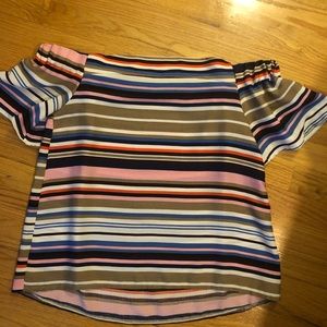 Francesca’s off the shoulder striped top